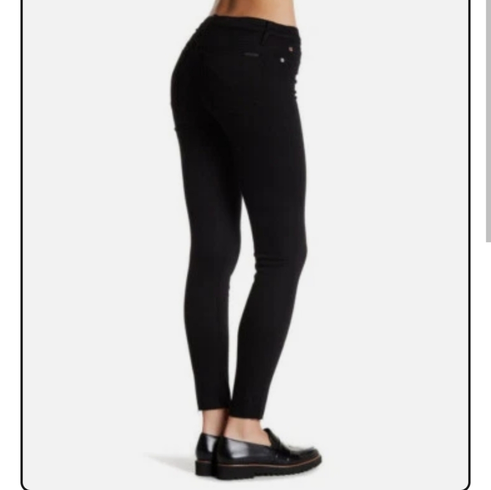 Hudson Women’s Natalie Mid-rise Ankle Black Super Skinny Jeans Y2K Country Chic